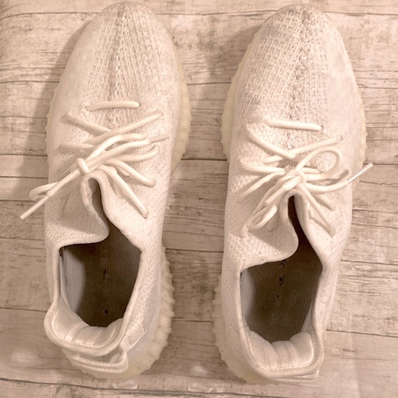 Adidas Yeezy Boost 350 V2 Triple White Sneakers - Picture 5 of 6